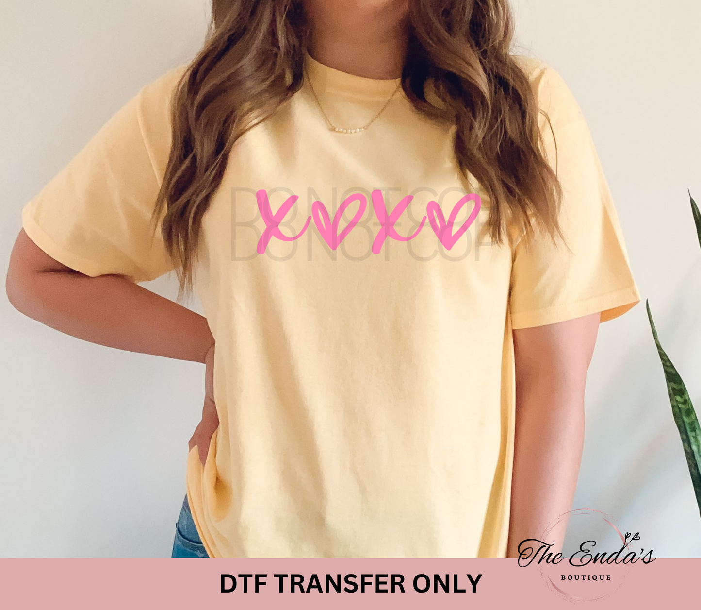 Heart XOXO DTF Transfer