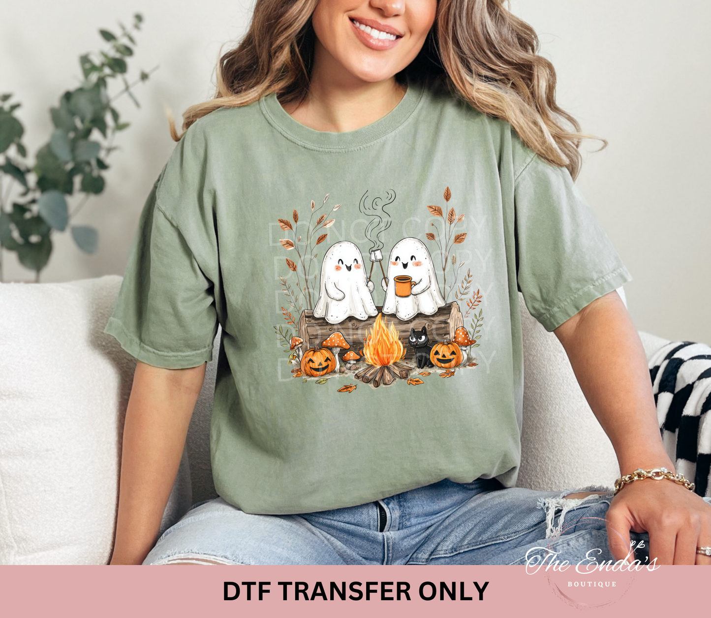 Campfire Ghosts DTF Transfer