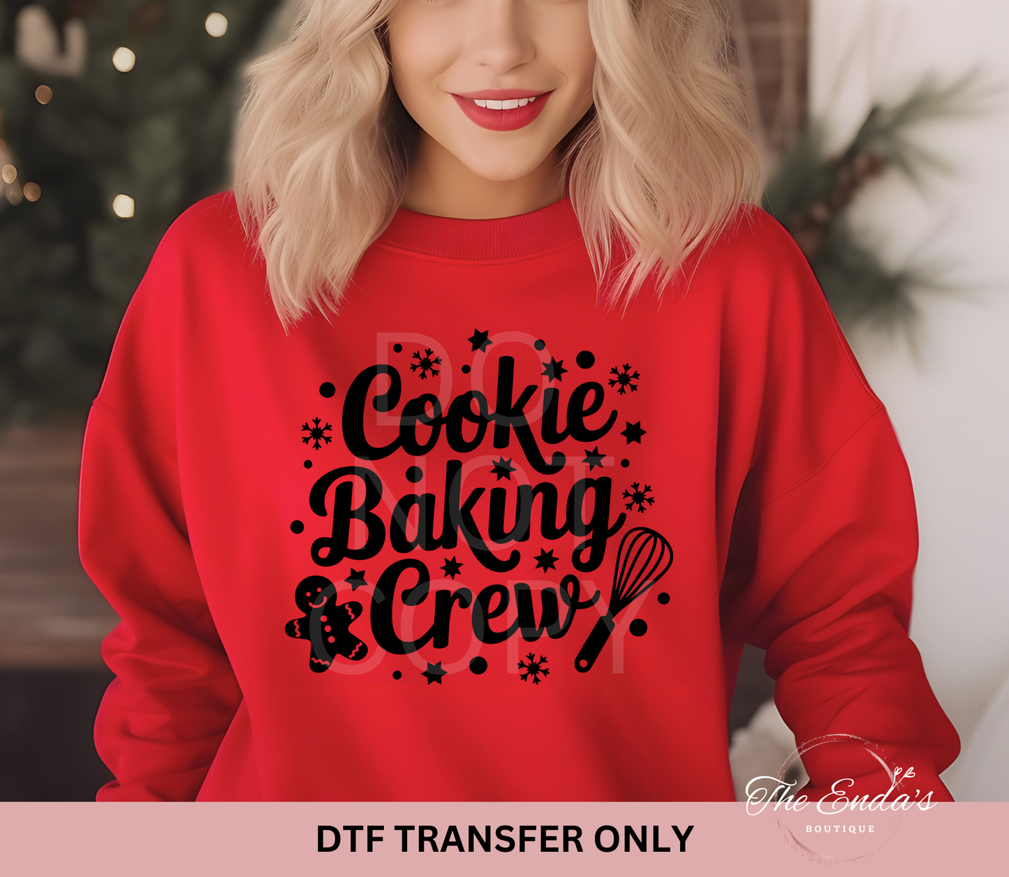 Cookie Baking Crew DTF Transfer