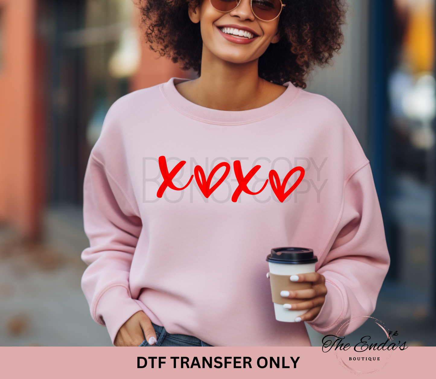 Heart XOXO DTF Transfer