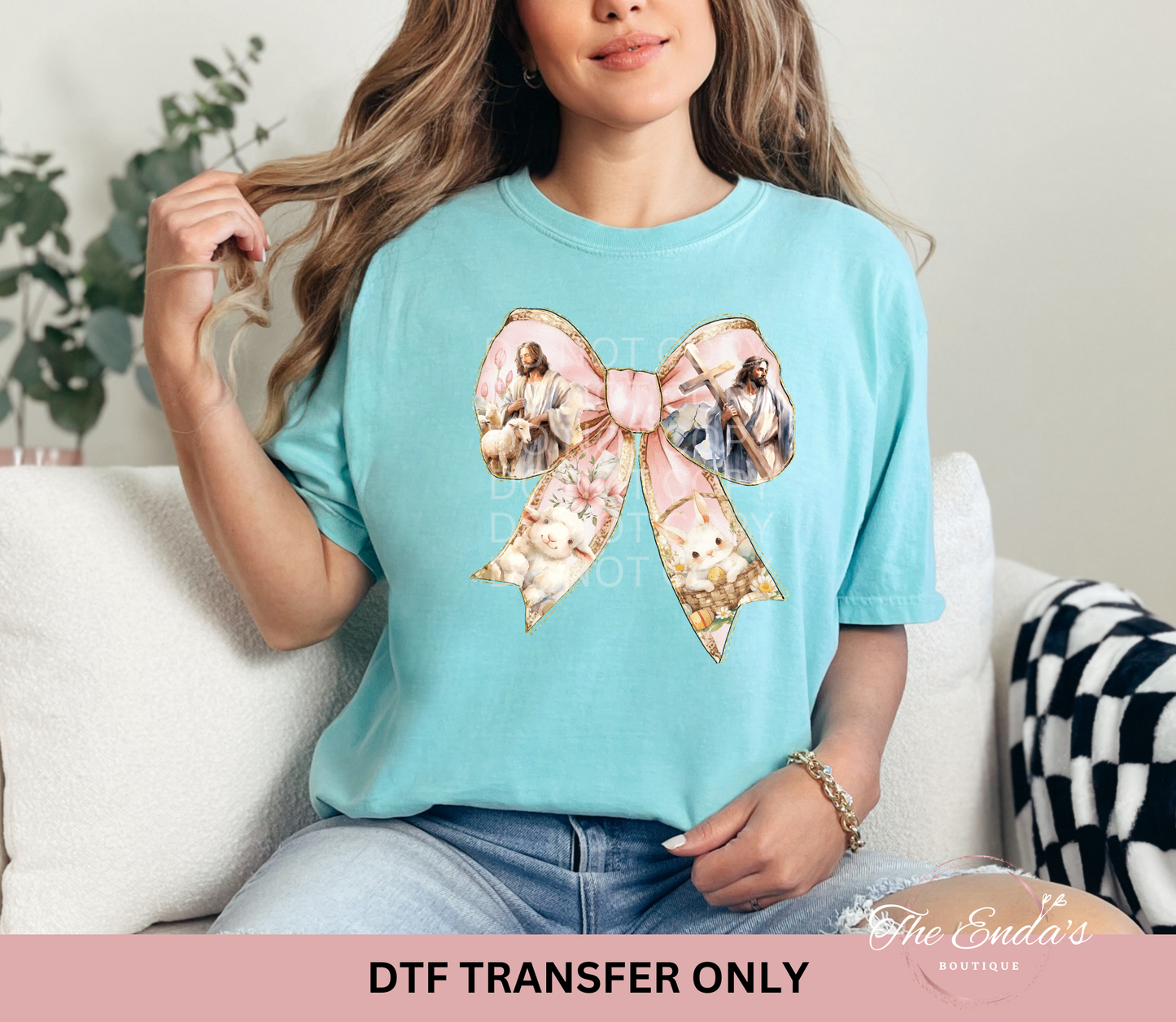 Easter Bow DTF Transfer