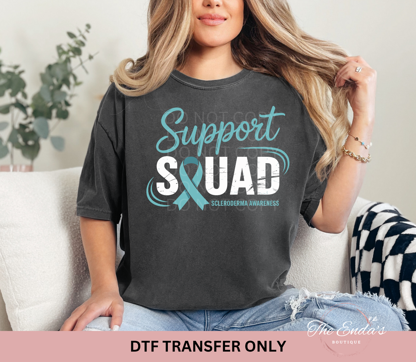 Support Squad Scleroderma Awareness DTF Transfer
