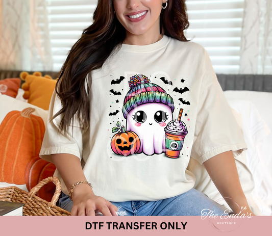 Ghost With Bats DTF Transfer