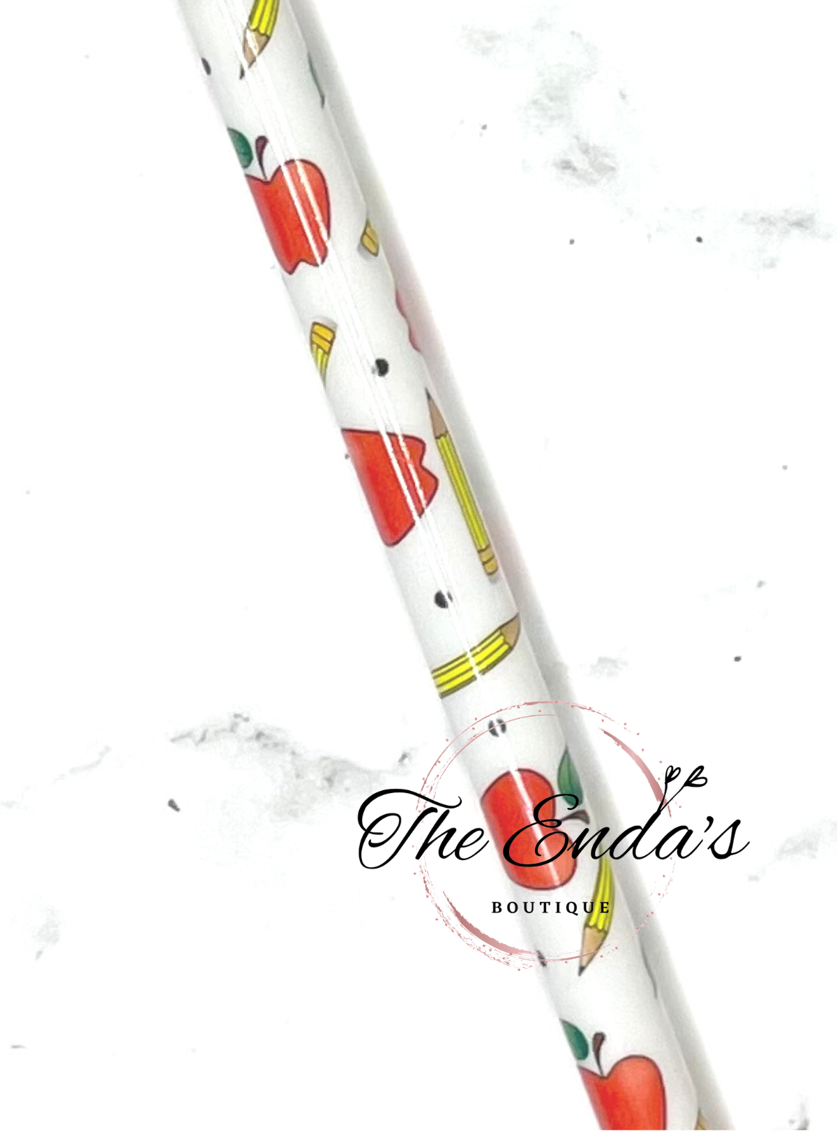 Teacher Reusable Plastic Straw