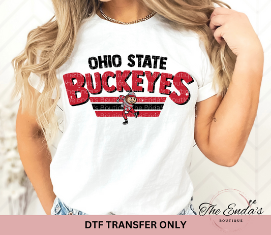 Ohio State DTF Transfer