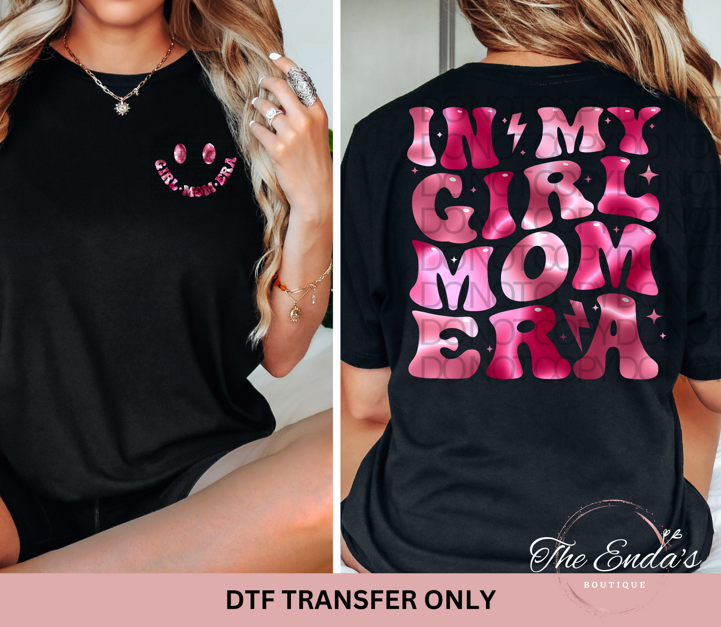 In My Girl Mom Era Tie Dye (FRONT/BACK SET) DTF Transfer