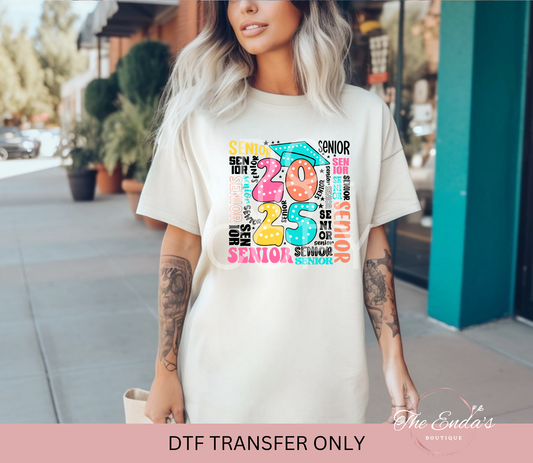 Senior 2025 Collage DTF Transfer