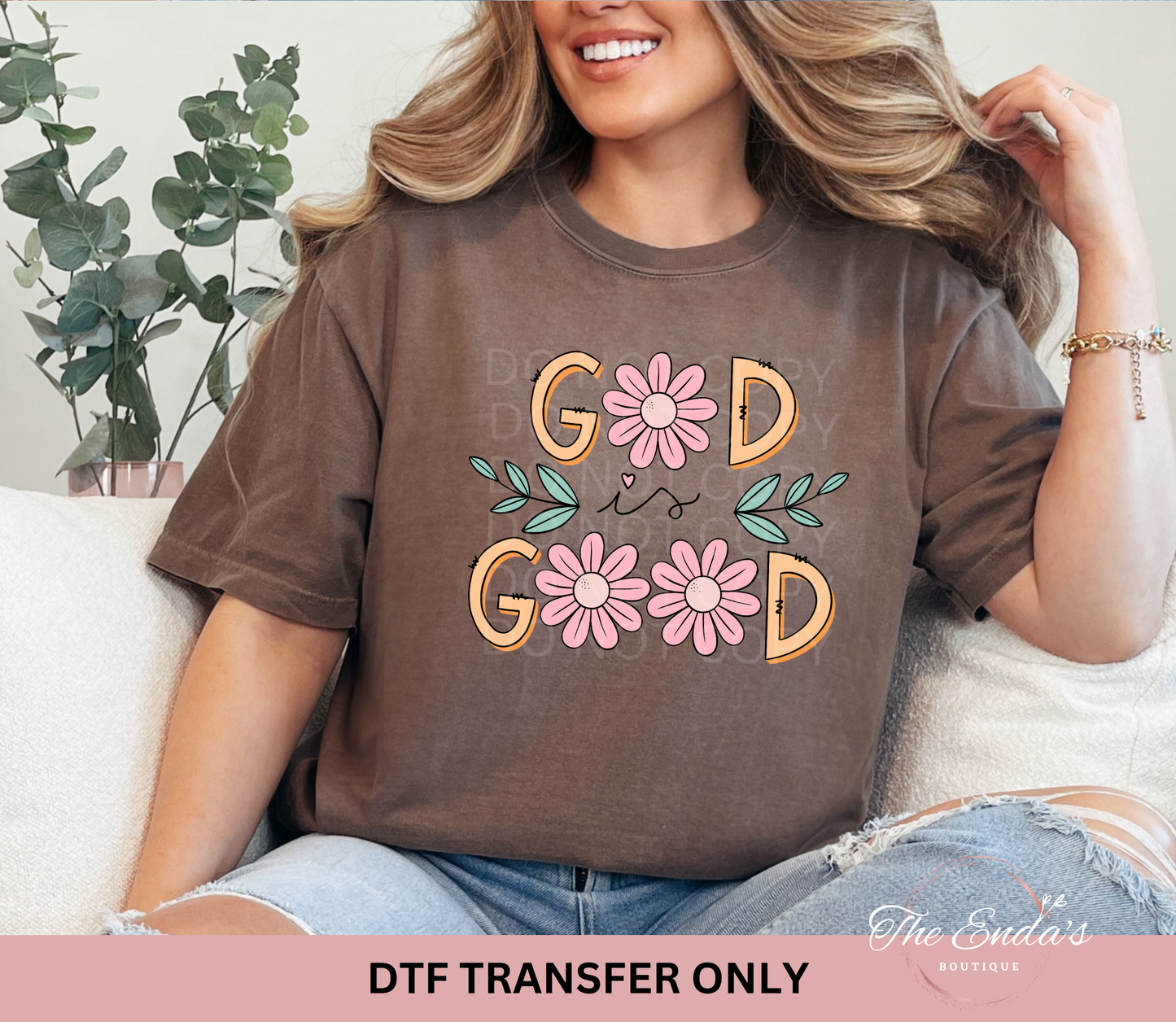 God Is Good DTF Transfer