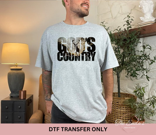 God's Country DTF Transfer