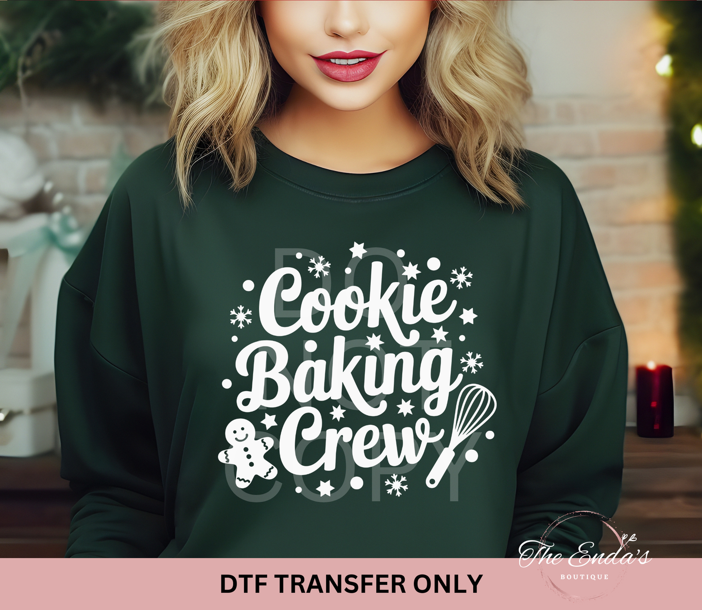 Cookie Baking Crew DTF Transfer