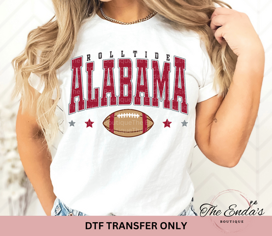 Roll Tide AL DTF Transfer