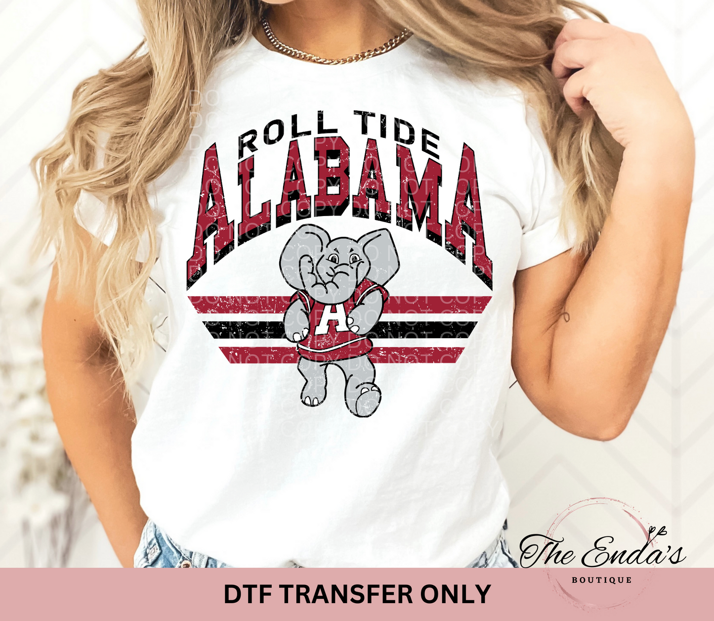 Retro AL Roll Tide DTF Transfer