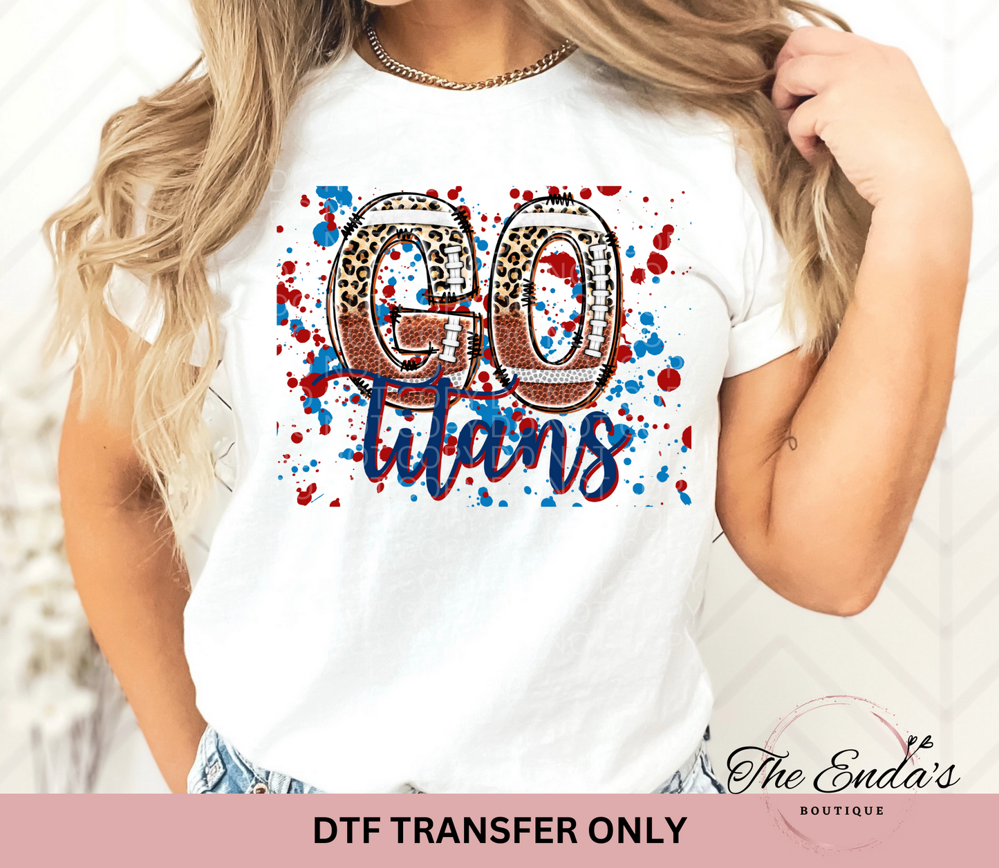 Splatter Go Titans DTF Transfer