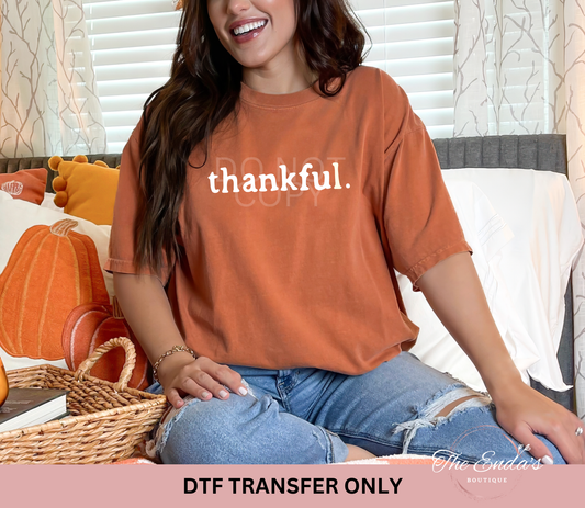 Thankful DTF Transfer