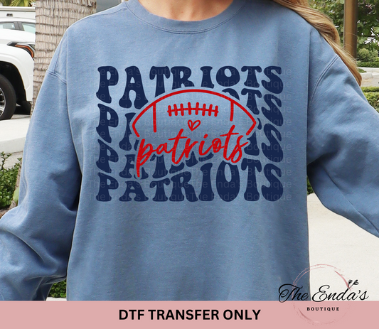 Patriots Football DTF Transfer