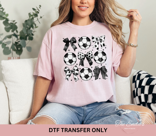 Soccer Coquette DTF Transfer