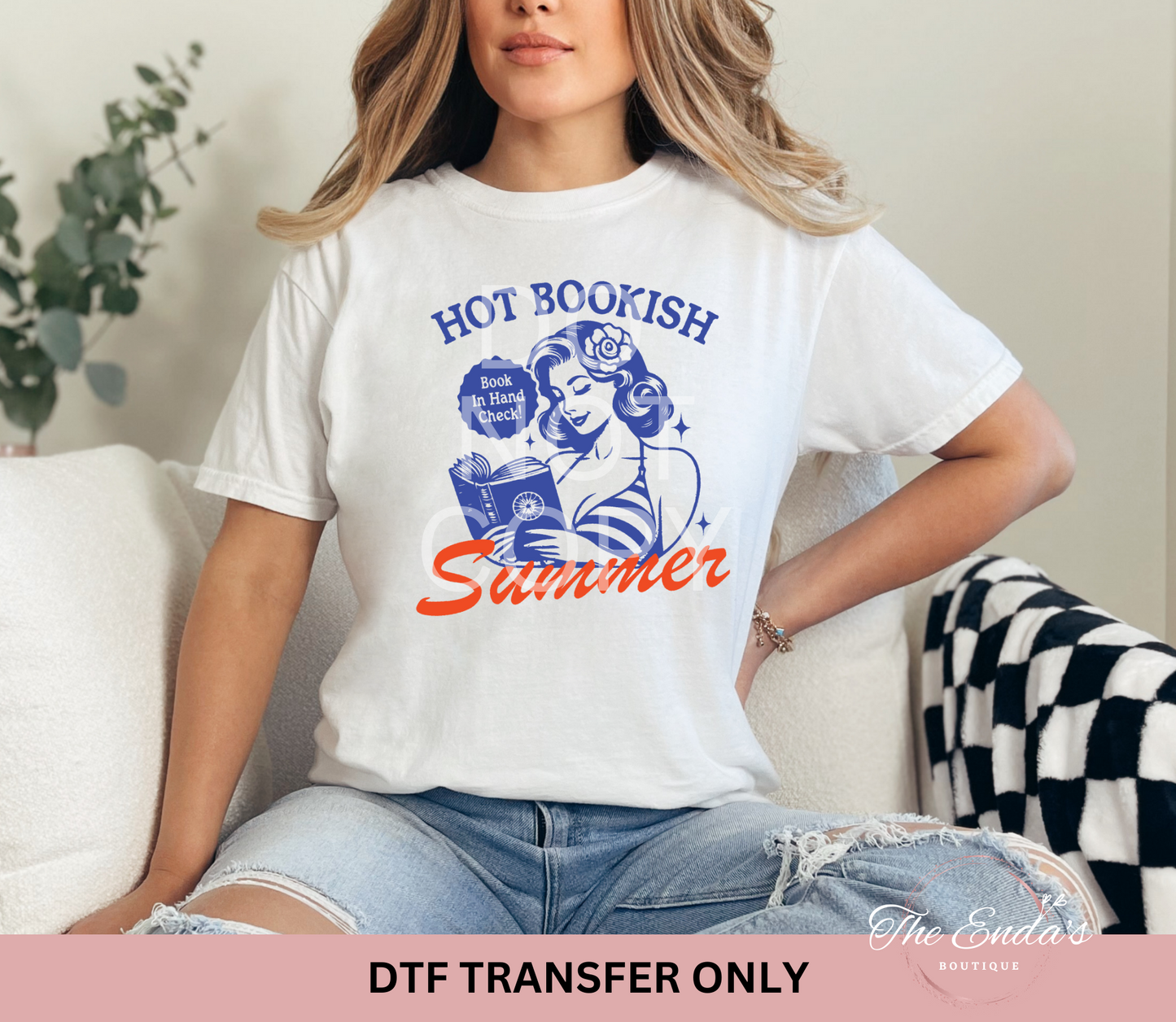 Hot Bookish Summer DTF Transfer