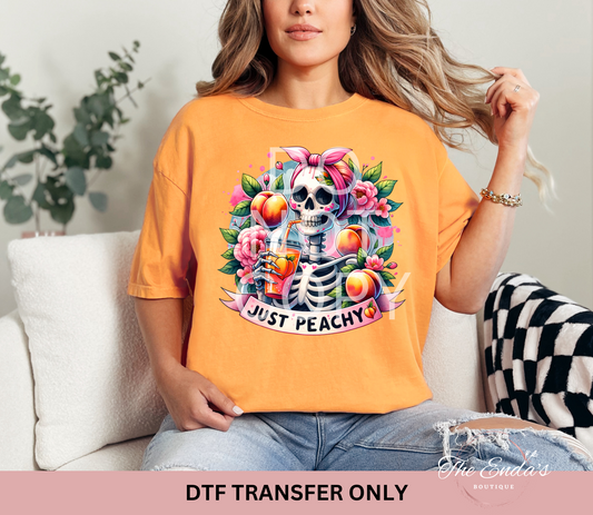 Just Peachy DTF Transfer