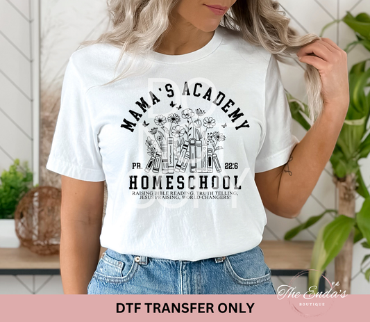 Mama's Academy Homeschool DTF Transfer