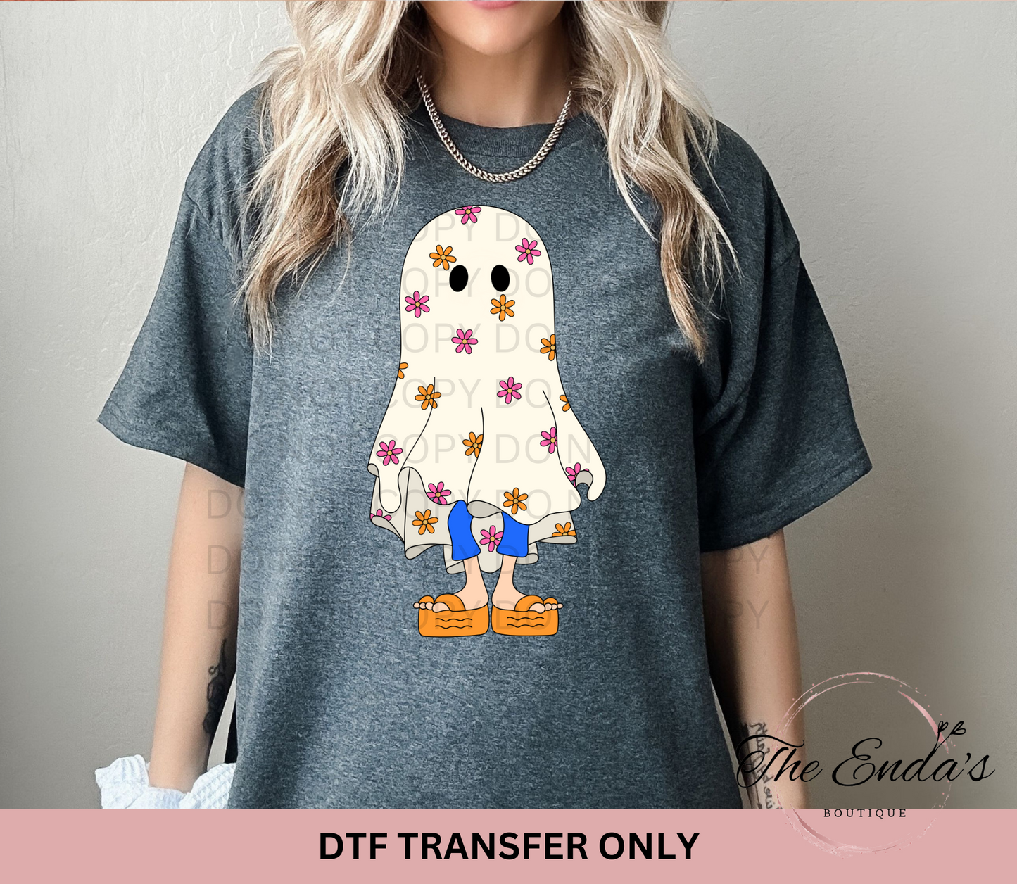 Ghost Lizzie DTF Transfer