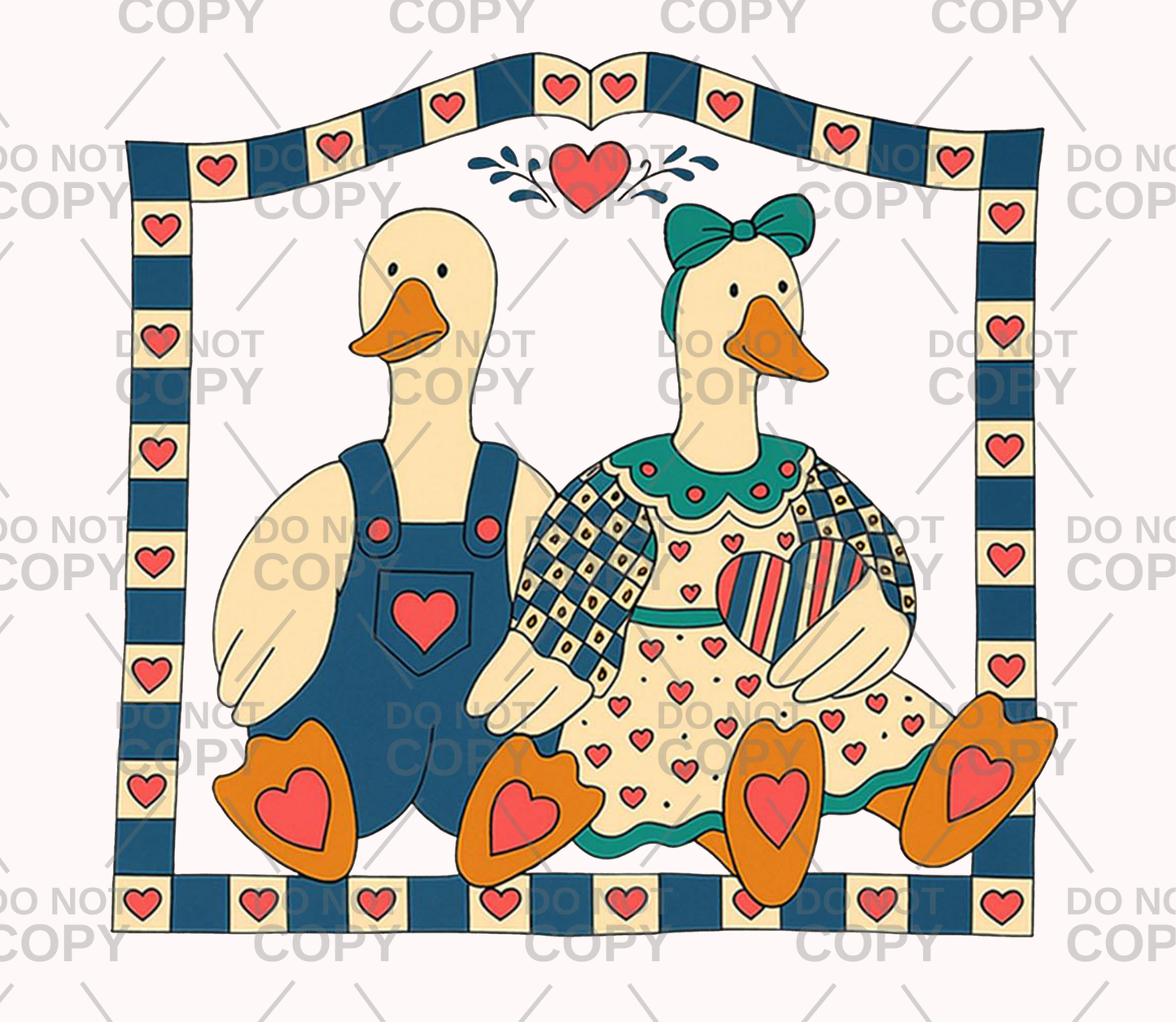 Farmhouse Vintage Goose DTF Transfer