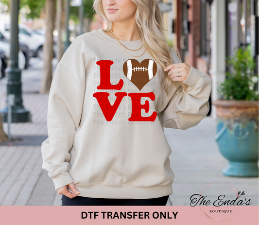 Football Love DTF Transfer