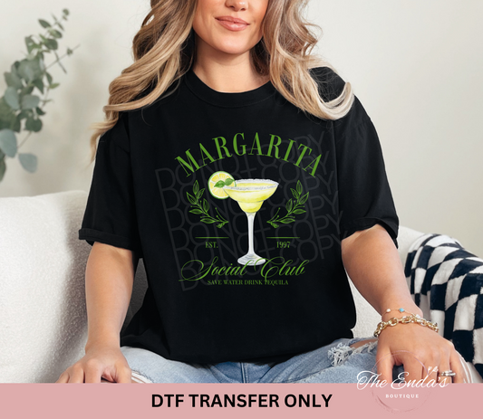 Margarita Social Club DTF Transfer