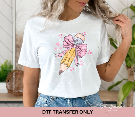 Coquette Pencil DTF Transfer