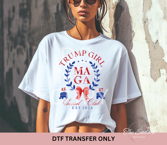 MAGA Social Club DTF Transfer