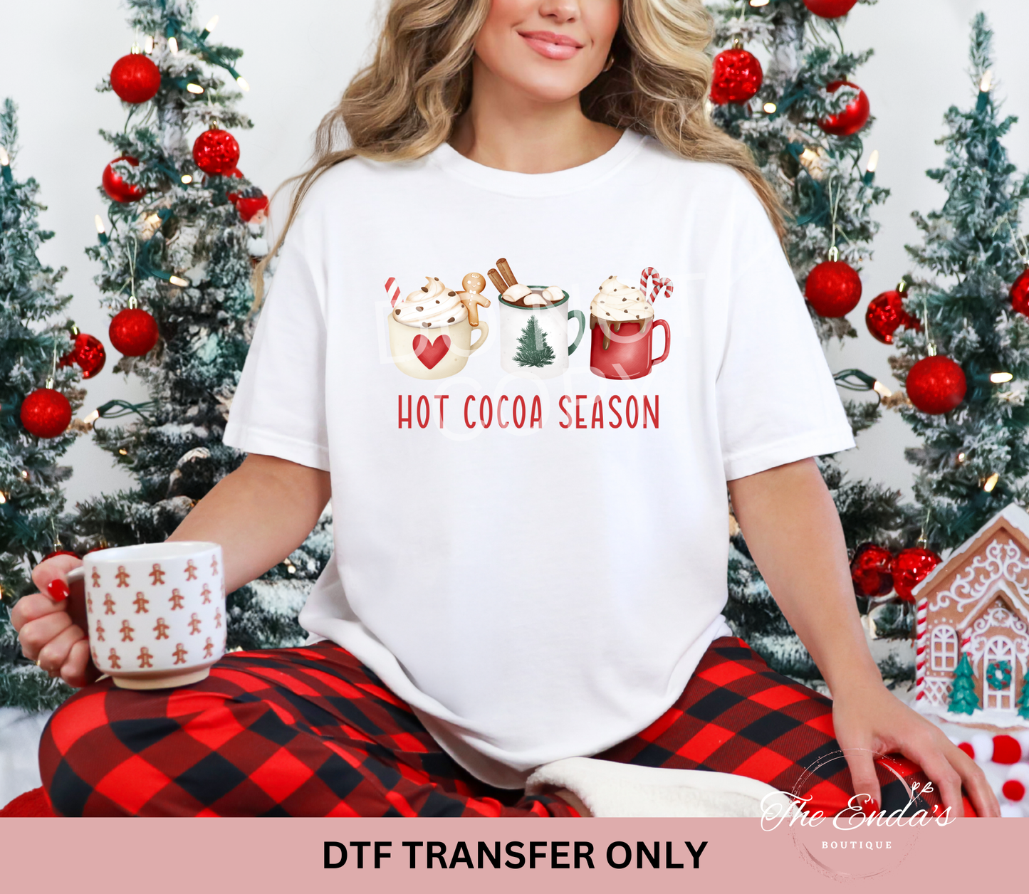 Hot Cocoa Season DTF Transfer