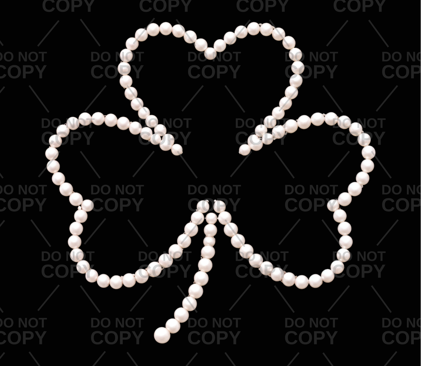 Pearl Shamrock DTF Transfer