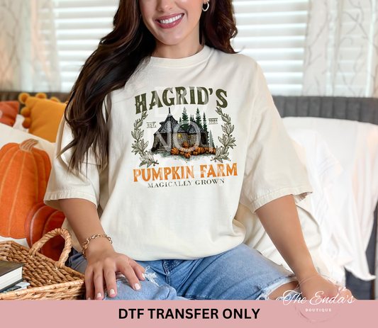 Hagrid's Pumpkin Farm DTF Transfer