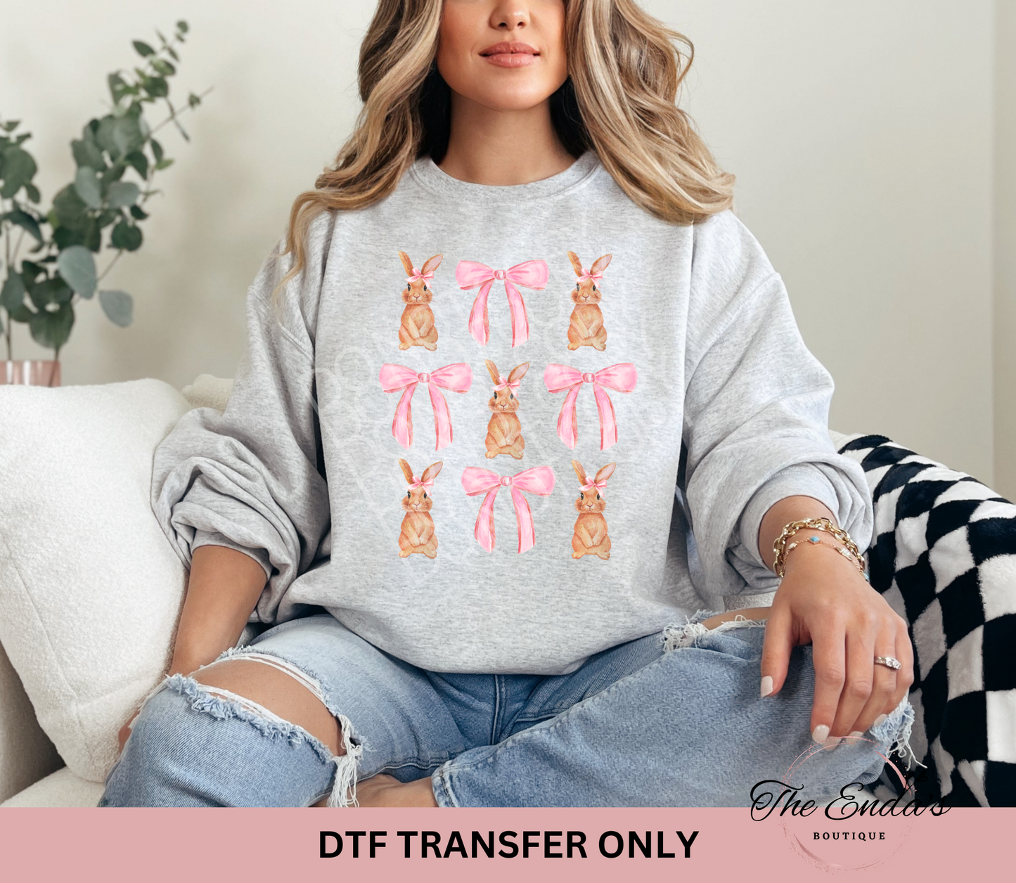 Coquette Bunny DTF Transfer