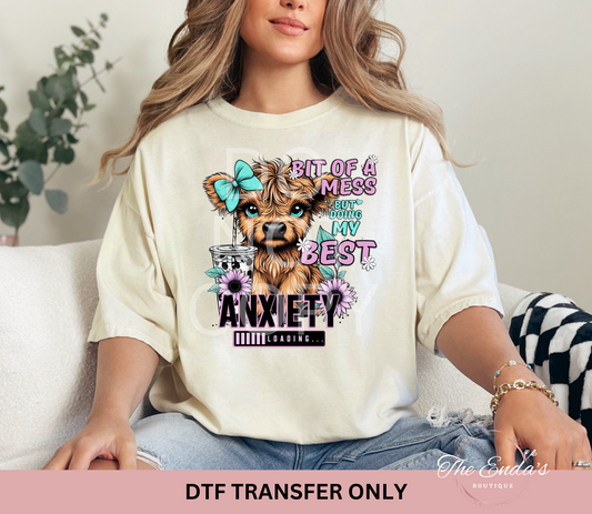 Anxiety Loading DTF Transfer