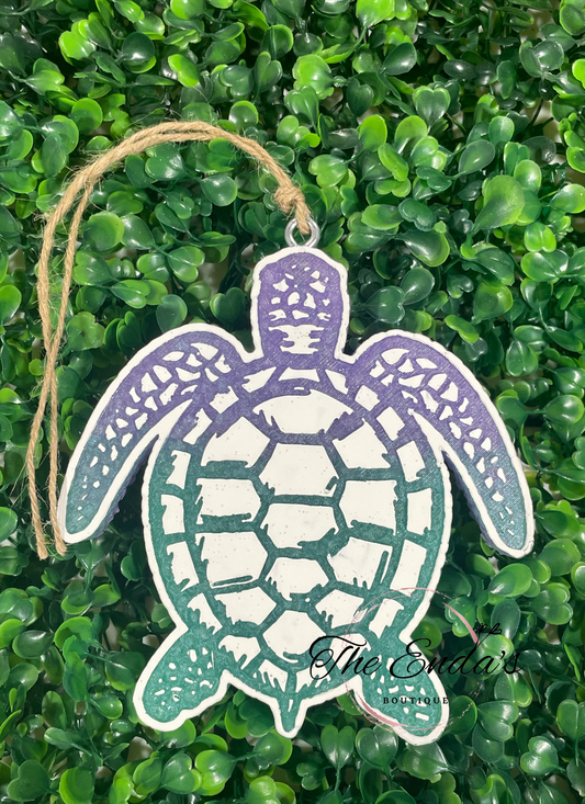 Ombre Turtle Air Freshener (Freshie)