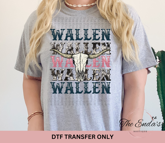 Stacked Wallen DTF Transfer