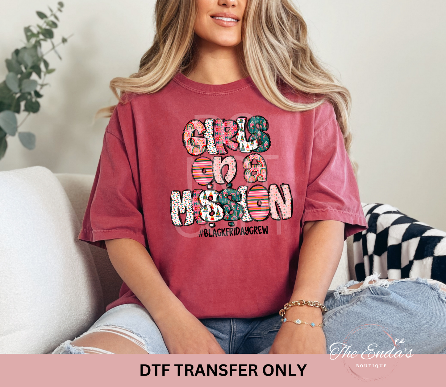 Girls On A Mi$$ion DTF Transfer