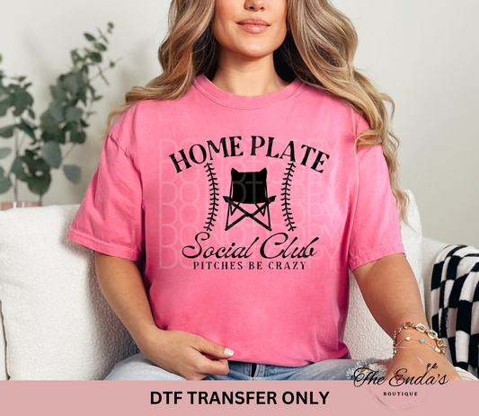 Home Plate Social Club DTF Transfer