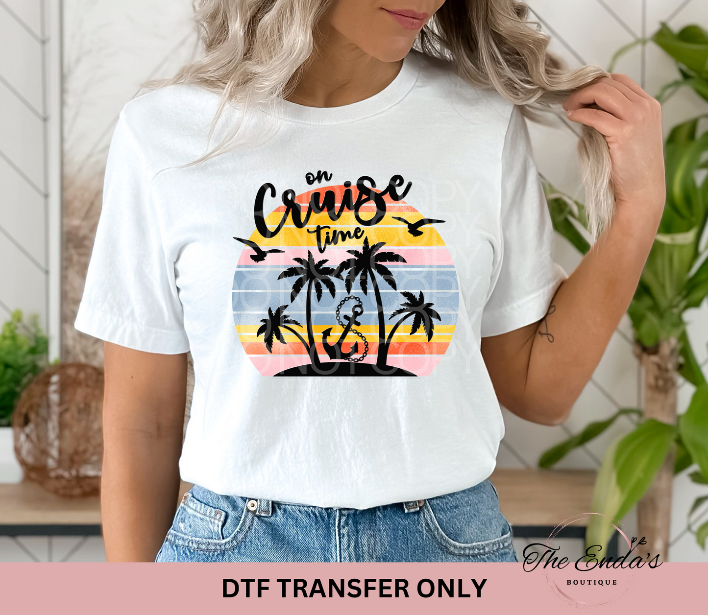 On Cruise Time DTF Transfer