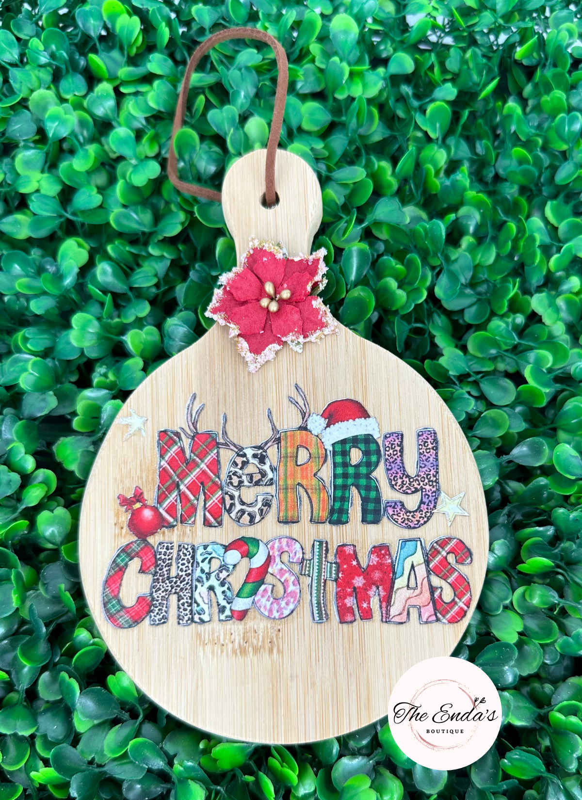 Merry Christmas Wooden Decor