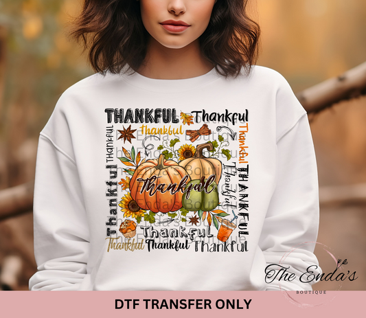 Thankful DTF Transfer