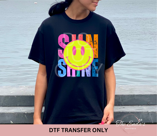 Sunshine Smile DTF Transfer