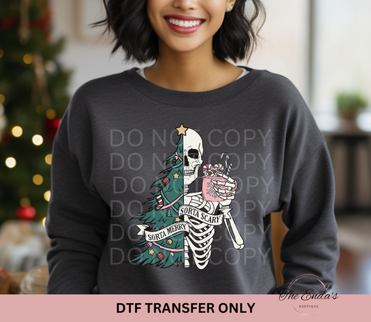 Sorta Merry Sorta Scary DTF Transfer