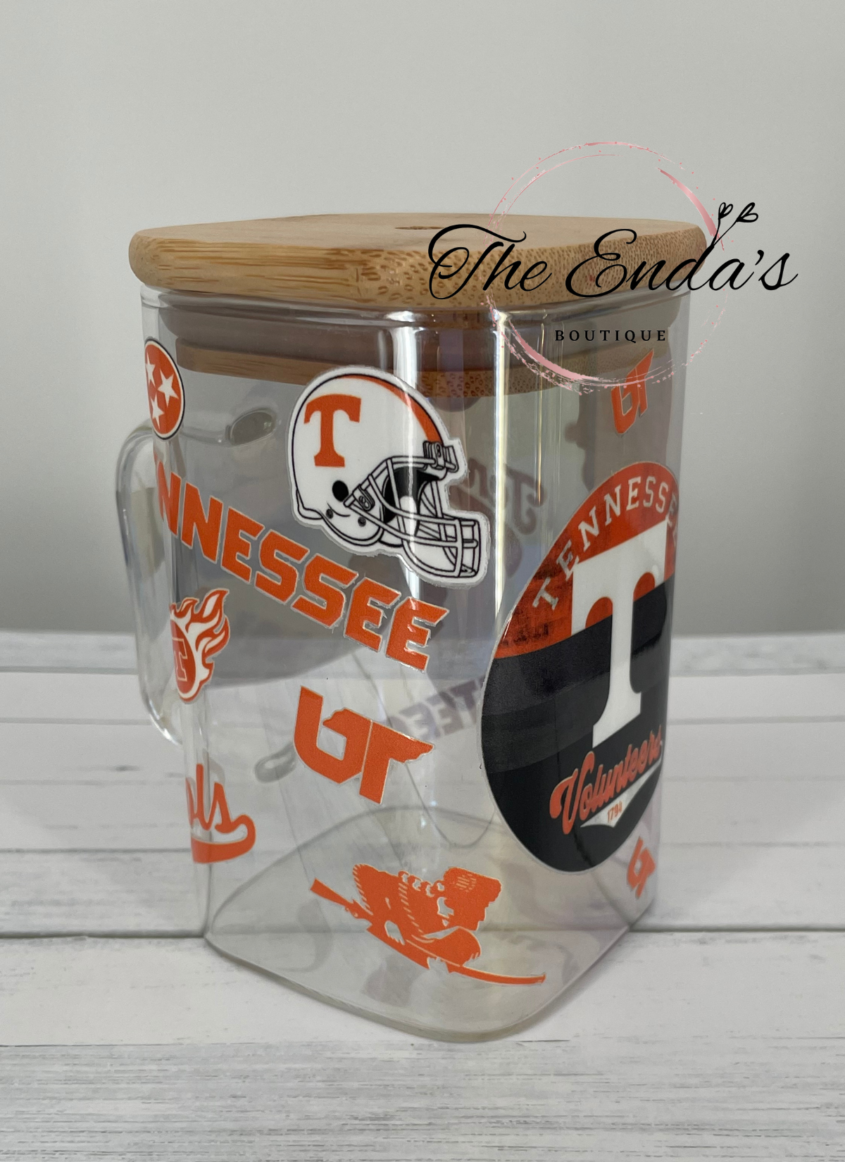 TN Vols  Square Iridescent Cup