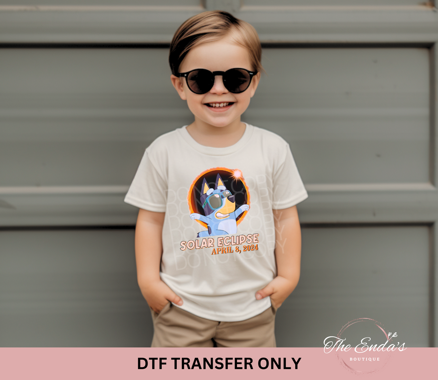 Bluey Solar Eclipse DTF Transfer