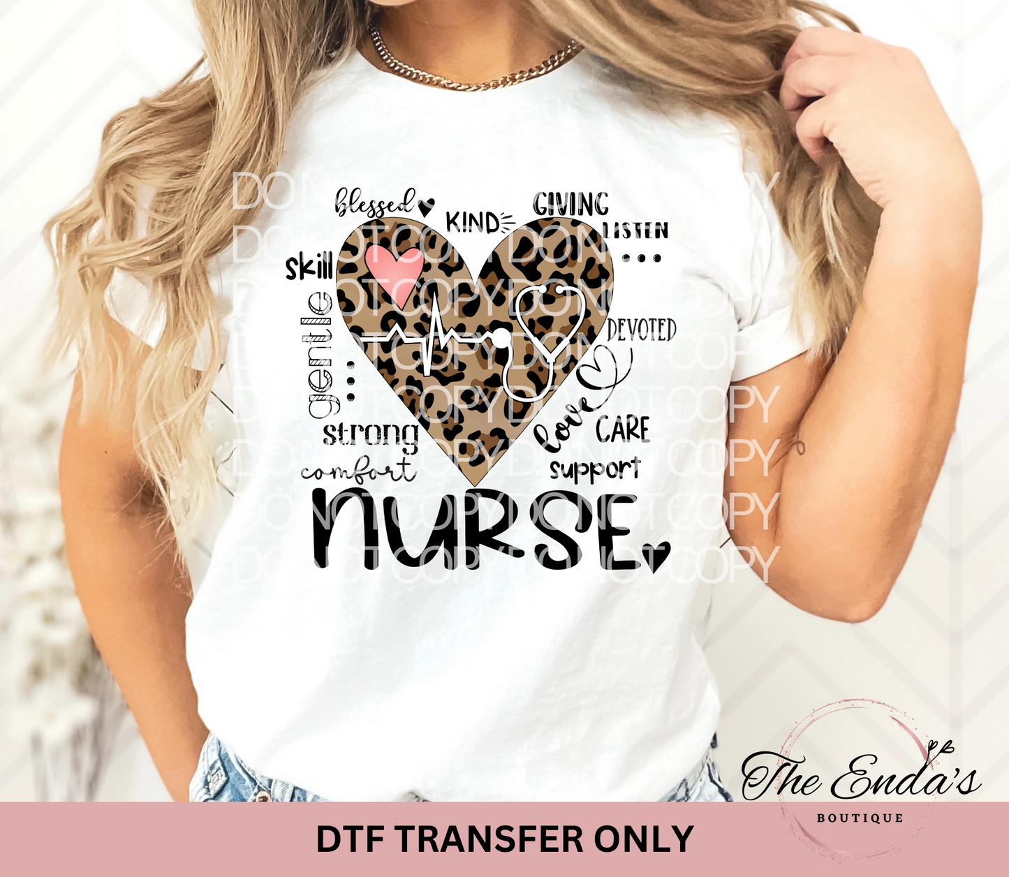 Nurse Words DTF Transfer