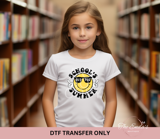 School's Out For Summer DTF Transfer