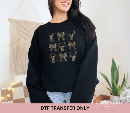 Deer Coquette DTF Transfer