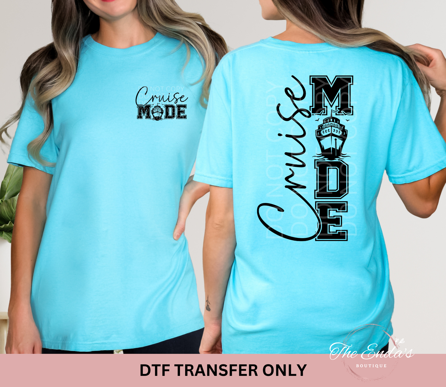 Cruise Mode (FRONT/BACK SET) DTF Transfer