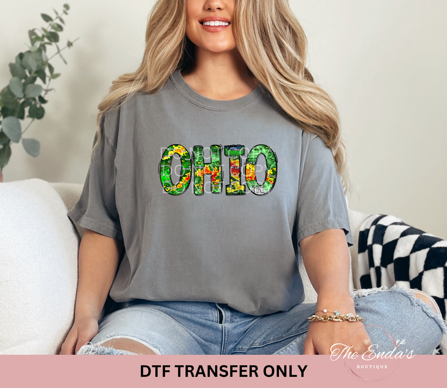Ohio Weather Radar DTF Transfer